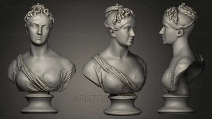 Busts and heads antique and historical (BUSTA_0293) 3D model for CNC machine